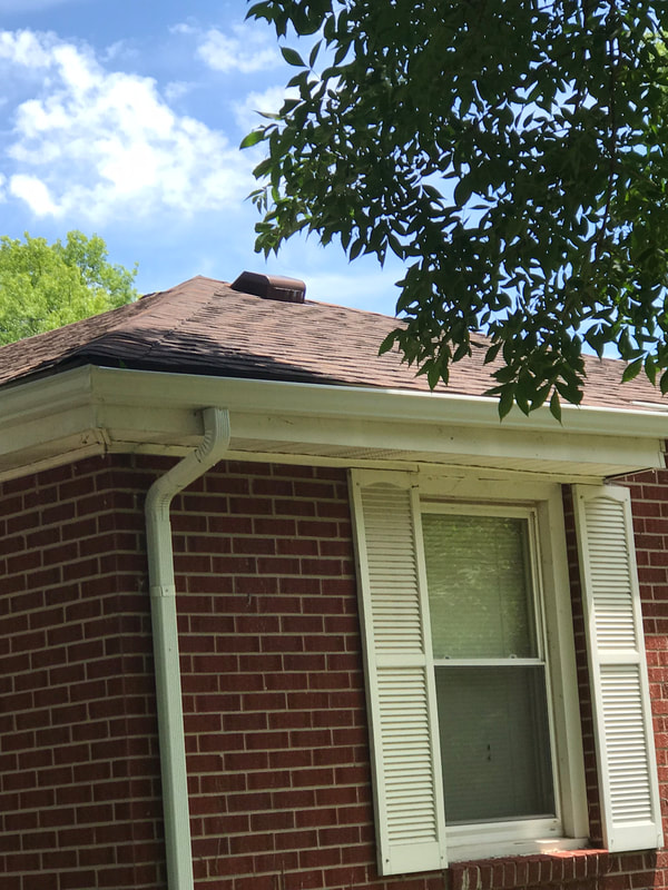 New roof after installation